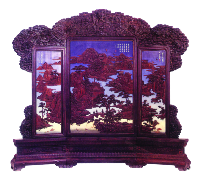 山水圖屏風(fēng)